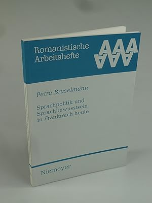 Seller image for Sprachpolitik und Sprachbewusstsein in Frankreich heute. for sale by Antiquariat Dorner