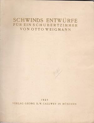 Seller image for Schwinds Entwrfe fr ein Schubertzimmer. Offprint from Mnchner Jahrbuch der bildenden Kunst. Neue Folge Bd. II. Heft 3 und 4. for sale by Centralantikvariatet