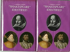 Seller image for Shakespeare" Identified in Edward De Vere, Seventeenth Earl of Oxford and the Poems of Edward de Vere & Oxfordian Vistas (2 Volume Set). for sale by Dorley House Books, Inc.