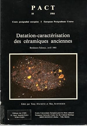 Immagine del venditore per Pact 1984 datation-caracterisation des ceramiques anciennes venduto da dansmongarage