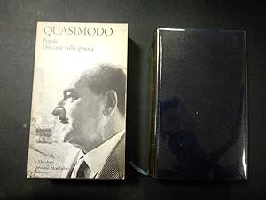Quasimodo. Poesie. Discorsi sulla poesia. Mondadori. 1971-I. Con cofanetto.