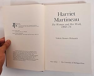 Bild des Verkufers fr Harriet Martineau, the woman and her work, 1802-76 zum Verkauf von Mullen Books, ABAA