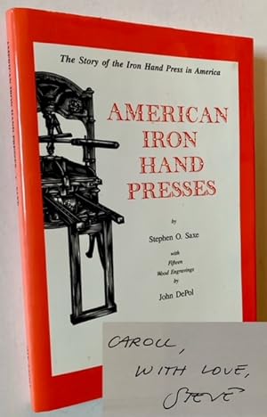 Seller image for American Iron Hand Presses for sale by APPLEDORE BOOKS, ABAA