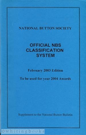 Official National Button Society (NBS) Classification System - February 2003 Edition too be Used ...