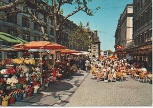 Bild des Verkufers fr Postal E02265: La Plaza de Molard, Ginebra, Suiza zum Verkauf von EL BOLETIN