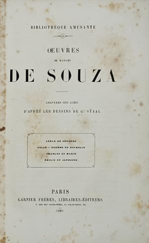 Image du vendeur pour OEUVRES DE MADAME DE SOUZA. mis en vente par Livraria Castro e Silva