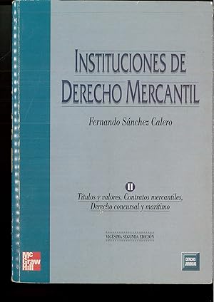 Bild des Verkufers fr Instituciones de derecho mercantil; vol.2 zum Verkauf von Papel y Letras