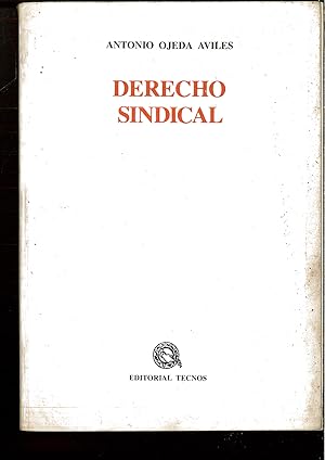 Seller image for DERECHO SINDICAL for sale by Papel y Letras