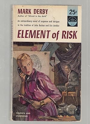 Bild des Verkufers fr Element Of Risk zum Verkauf von Old Book Shop of Bordentown (ABAA, ILAB)