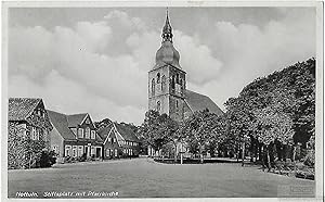 Seller image for AK Nottuln. Stiftsplatz mit Pfarrkirche. ca. 1939 for sale by Leipziger Antiquariat