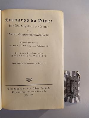 Imagen del vendedor de Leonardo da Vinci. Die Wiedergeburt der Gtter. Historischer Roman aus der Wende des fnfzehnten Jahrhunderts. a la venta por Druckwaren Antiquariat