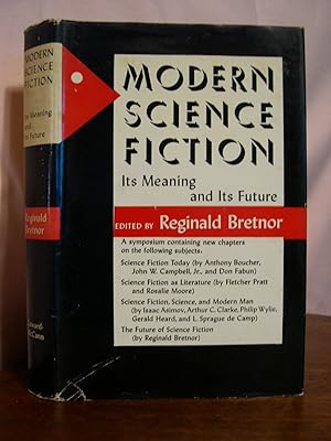 Image du vendeur pour MODERN SCIENCE FICTION; ITS MEANING AND ITS FUTURE mis en vente par Robert Gavora, Fine & Rare Books, ABAA