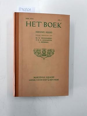 Seller image for Het Boek Nieuwe Reeks Deel XXXI, 1952-1953 for sale by Versand-Antiquariat Konrad von Agris e.K.