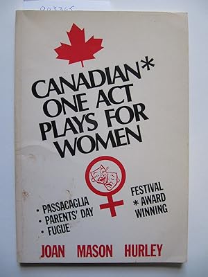 Canadian One Act Plays for Women