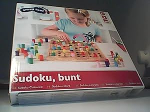Sudoku bunt für Kinder aus Holz, Gesellschaftsspiel ab 6 Jahre, One Colour