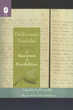 Image du vendeur pour Dickinson's Fascicles : A Spectrum of Possibilities mis en vente par GreatBookPrices