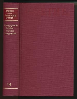 Autobiographische Schriften der frühen Zwanzigerjahre. Herausgegeben von Reiner Wild.