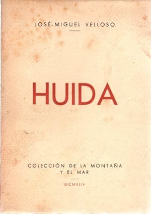 Immagine del venditore per Huida . venduto da Librera Astarloa