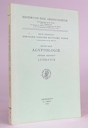 Image du vendeur pour Literatur. Zweite, verbesserte Auflage. (Handbuch der Orientalistik, gyptologie, 2). mis en vente par Librarium of The Hague