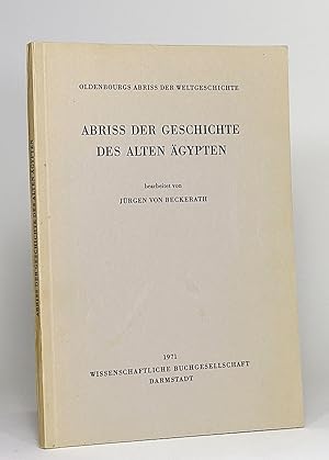 Imagen del vendedor de Abriss der Geschichte des Alten gypten. (Oldenbourgs Abriss der Weltgeschichte). a la venta por Librarium of The Hague