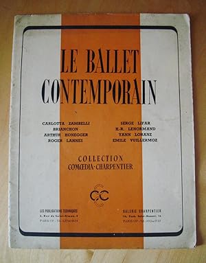 Le ballet contemporain Zambelli Brianchon Honegger Lannes Lifar Lenormand Loranz Vuillermoz