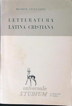 Bild des Verkufers fr Letteratura latina cristiana zum Verkauf von Librodifaccia