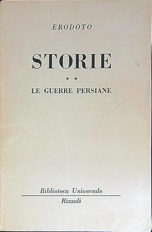 Bild des Verkufers fr Storie II Le guerre Persiane zum Verkauf von Librodifaccia