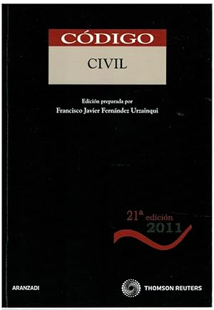 Image du vendeur pour Cdigo civil (21 edicin) mis en vente par Librera Dilogo