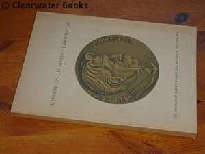 Seller image for A Tribute on the Ninetieth Birthday of Albert Schweitzer. Edited by Dr. Edwin Prince Booth, Dr. Homer A.Jack, Mrs. Miriam Rogers and Mrs. Robert Alfred Vogt. (SIGNED). for sale by Clearwater Books