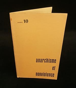 Imagen del vendedor de ANARCHISME ET NON-VIOLENCE . a la venta por Librairie Franck LAUNAI