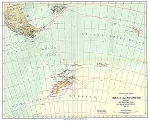 Imagen del vendedor de Antarctic Zwei Jahre in Schnee und Eis - bersichtskarte a la venta por Antiquariat  Fines Mundi