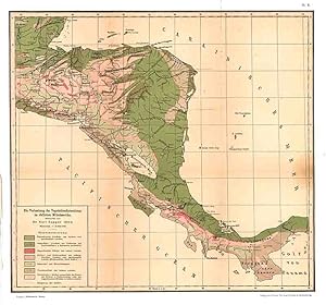 Bild des Verkufers fr Mittelamerikanische Reisen und Studien - bersichtskarten zum Verkauf von Antiquariat  Fines Mundi