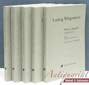 Wiener Ausgabe. Studien. Texte. Herausgegeben von Michael Nedo. 5 Bände.