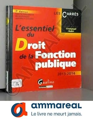 Imagen del vendedor de L'essentiel du droit de la fonction publique a la venta por Ammareal