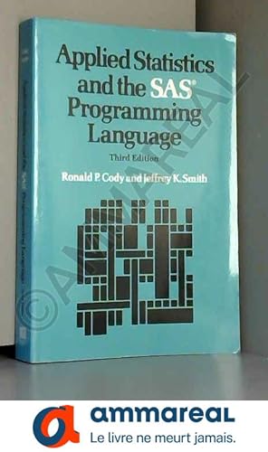 Seller image for Applied Statistics and the Sas Programming Language for sale by Ammareal