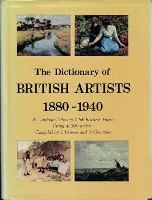 Imagen del vendedor de The Dictionary of British Artists 1880-1940 a la venta por timkcbooks (Member of Booksellers Association)