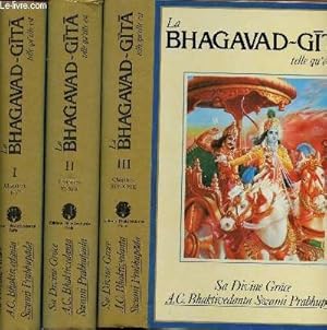 Imagen del vendedor de Les grands classiques de l'inde - 3 volumes - La Bhagavad-gita, telle qu'elle est - tome I - II - III a la venta por Le-Livre