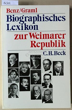 Seller image for Biographisches Lexikon zur Weimarer Republik. for sale by Antiquariat hinter der Stadtmauer