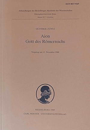 Aion, Gott des Römerreichs : vorgelegt am 12. November 1988. Heidelberger Akademie der Wissenscha...