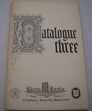 Seller image for Catalogue 3: Literature, History, Printing, Typography, First Editions, Fine Press Books, Autumn 1976 for sale by Easy Chair Books