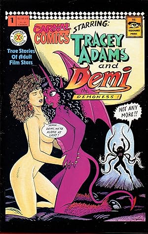 Seller image for CARNAL COMICS: Tracey Adams and Demi the Demoness True Stories of Adult Film Stars for sale by Warren Hahn