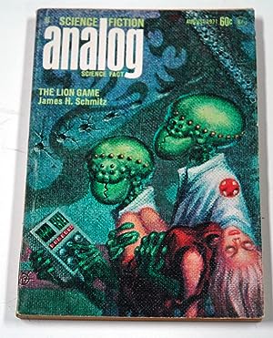 Imagen del vendedor de ANALOG Science Fiction/ Science Fact: August, Aug. 1971 a la venta por Preferred Books