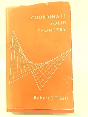 Bild des Verkufers fr Coordinate Solid Geometry zum Verkauf von World of Rare Books