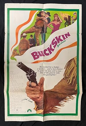 Buckskin Original One Sheet Movie Poster- John Russell Autograph