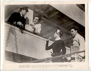 Seller image for Doctor at Sea #23 1956-8x10 B&W theater used movie still photo -Dirk Bogarde and Brigitte Bardot-G for sale by DTA Collectibles