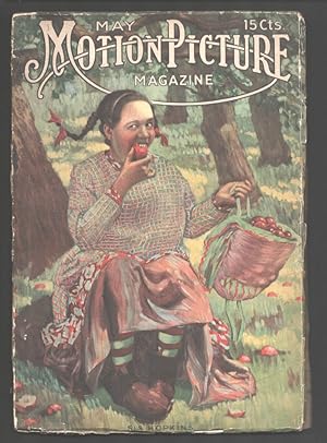Seller image for Motion Picture Magazine 5/1919-Sis Hanna cover art & film story-Alice In Wonderland-Charlie Chaplin-VG for sale by DTA Collectibles