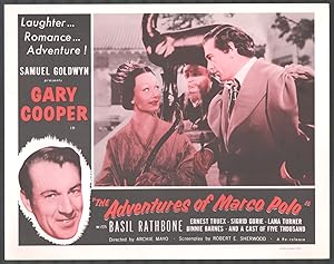 Imagen del vendedor de Adventures of Marco Polo 11x14 Title Lobby Card Gary Cooper George Barbier Sigrid Gurie a la venta por DTA Collectibles