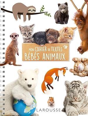 mon cahier de textes bébés animaux