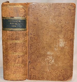 Almanach Royal, pour l'An M. DCCC. XVIII (1818), présenté à sa Majesté, par Testu
