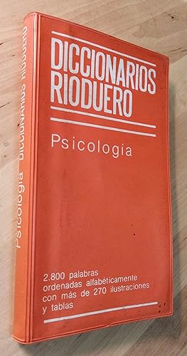 Imagen del vendedor de Diccionarios Rioduero. Psicologa a la venta por Llibres Bombeta